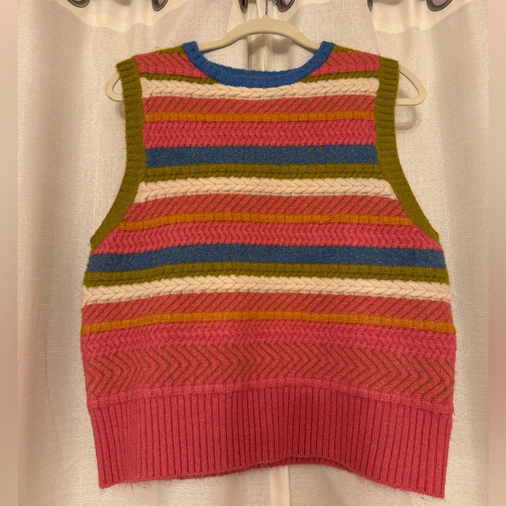 FRNCH PARIS Wendy Sweater Vest Tank Medium